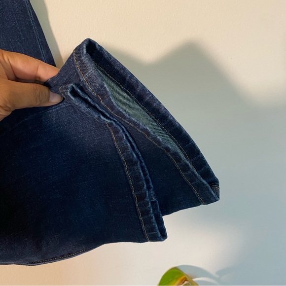 Lauren Ralph Lauren women’s dark wash stretch straight leg jeans size 4 petite - Picture 5 of 7